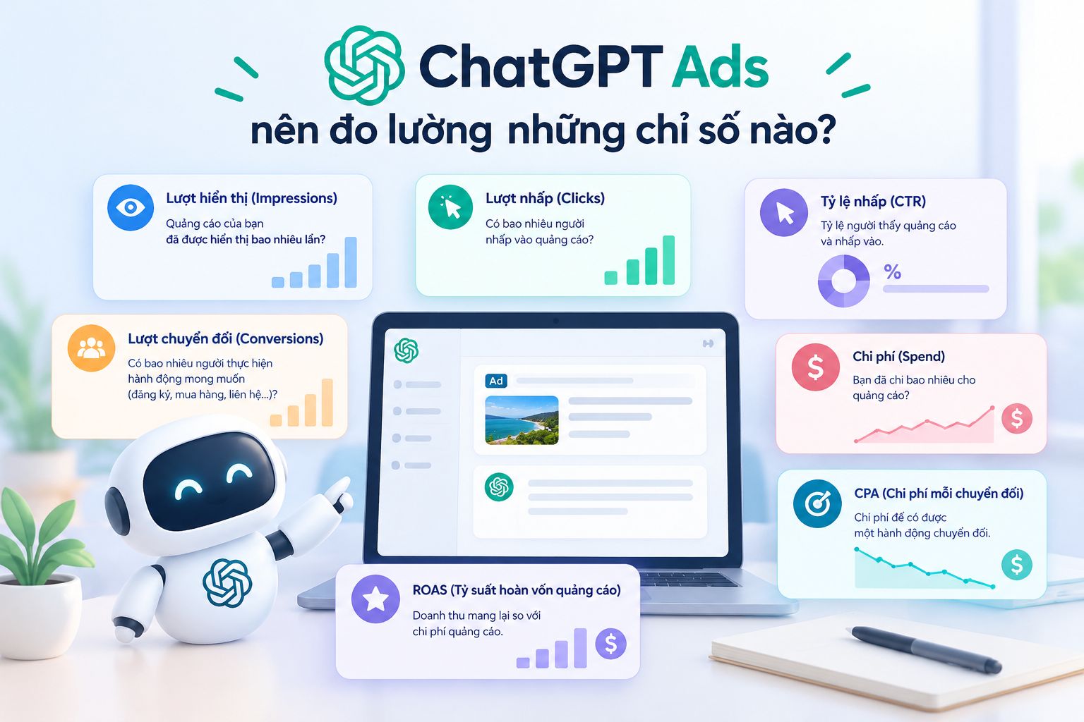 Chi phí quảng cáo ChatGPT Ads là bao nhiêu? Cách tính và ngân sách triển khai